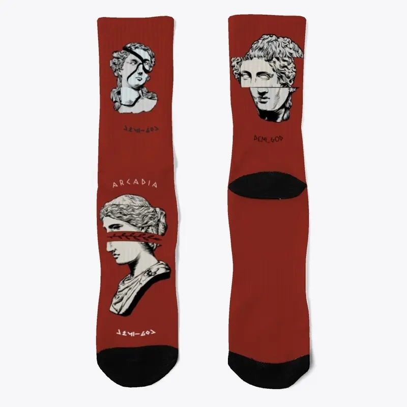 The Demi-God socks